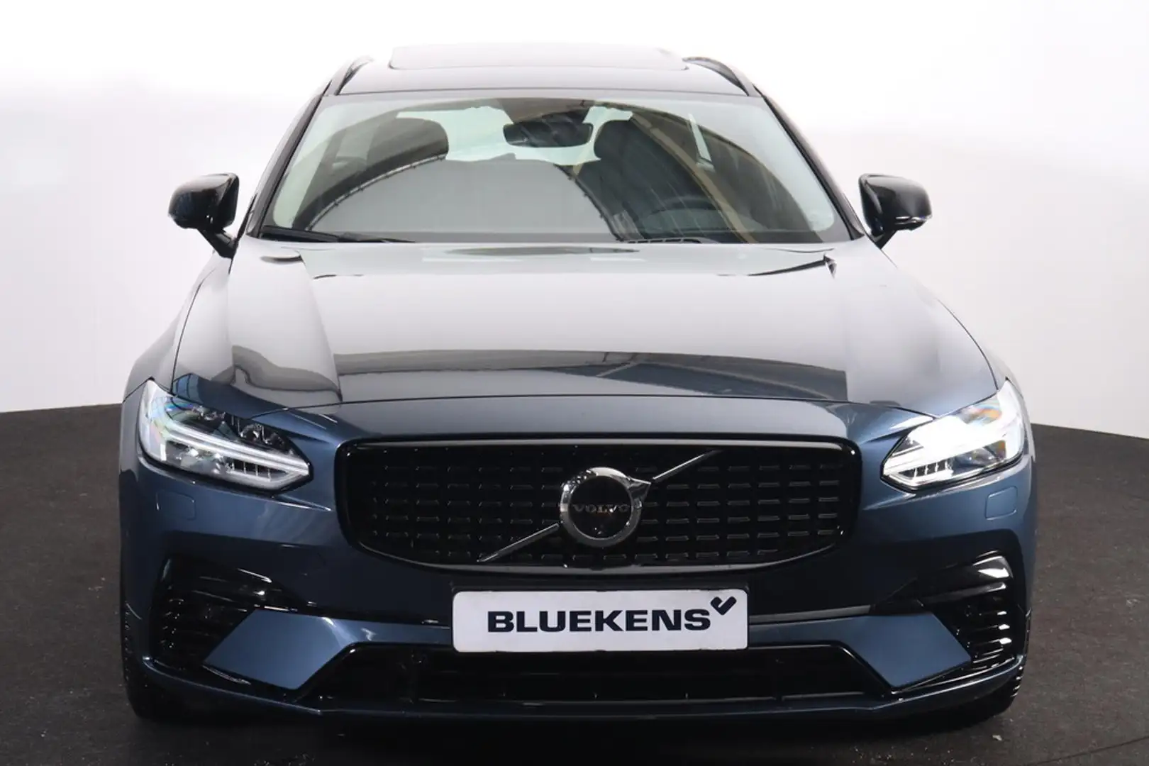 Volvo V90 T6 Recharge AWD Ultra Dark - Panorama/schuifdak - Bleu - 2