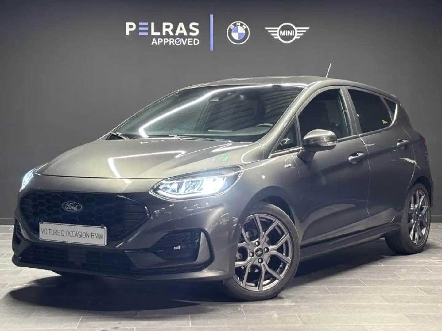 Ford Fiesta 1.0 Flexifuel 95ch ST-Line 5p Gris - 1