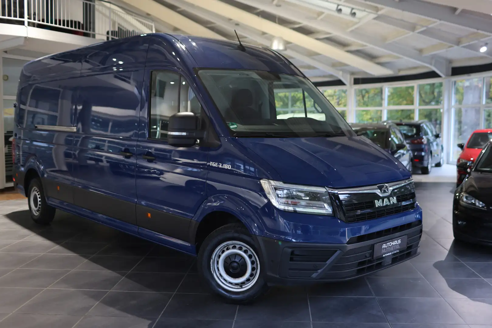 MAN TGE LANG+HOCH 2XSCHIEBETÜR   LADERAUMHEIZUNG Blau - 1