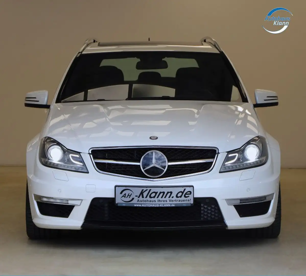 Mercedes-Benz C 63 AMG T 457PS 7G Distronic S-Dach Memory ILS Weiß - 2