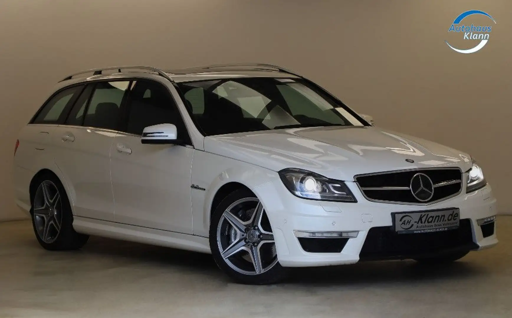 Mercedes-Benz C 63 AMG T 457PS 7G Distronic S-Dach Memory ILS Weiß - 1