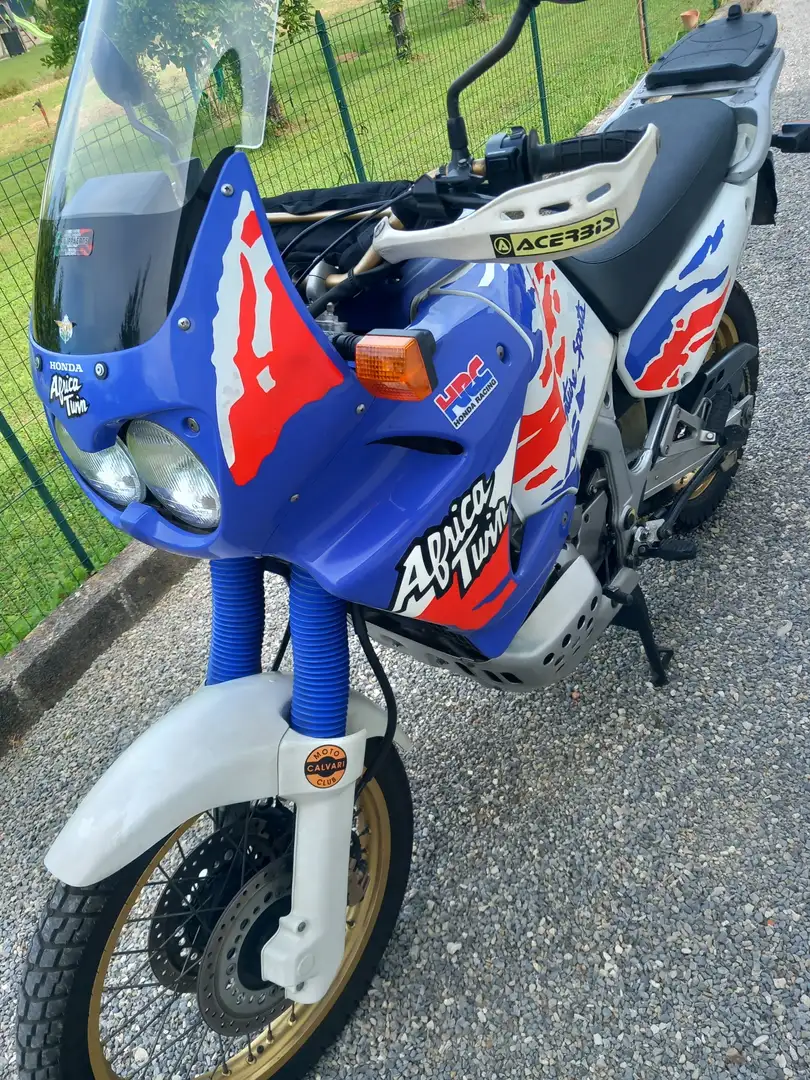 Honda XRV 750 africa twin Bleu - 2