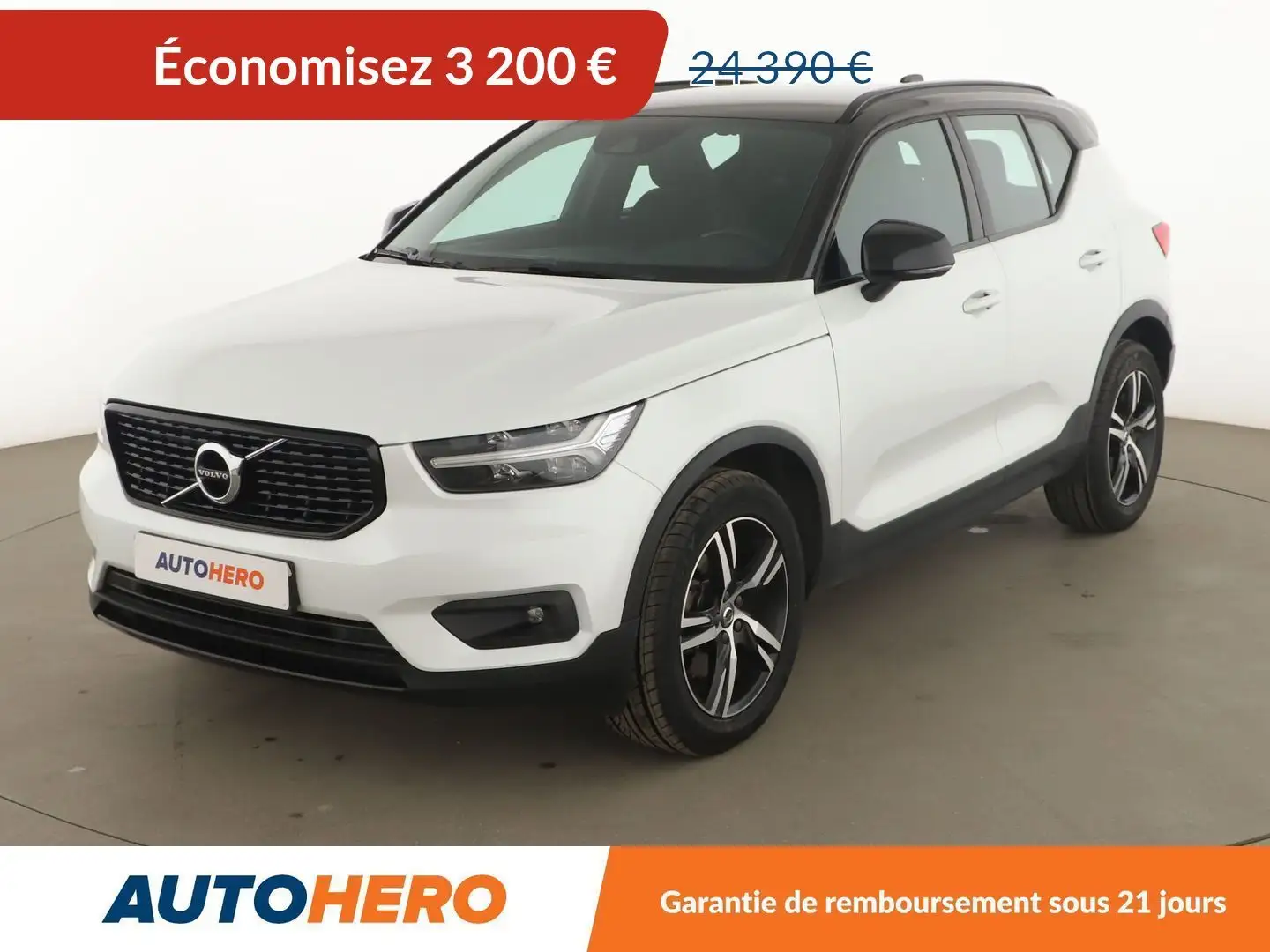 Volvo XC40 2.0 D4 AWD AdBlue R-Design Geartronic 8 Blanc - 1