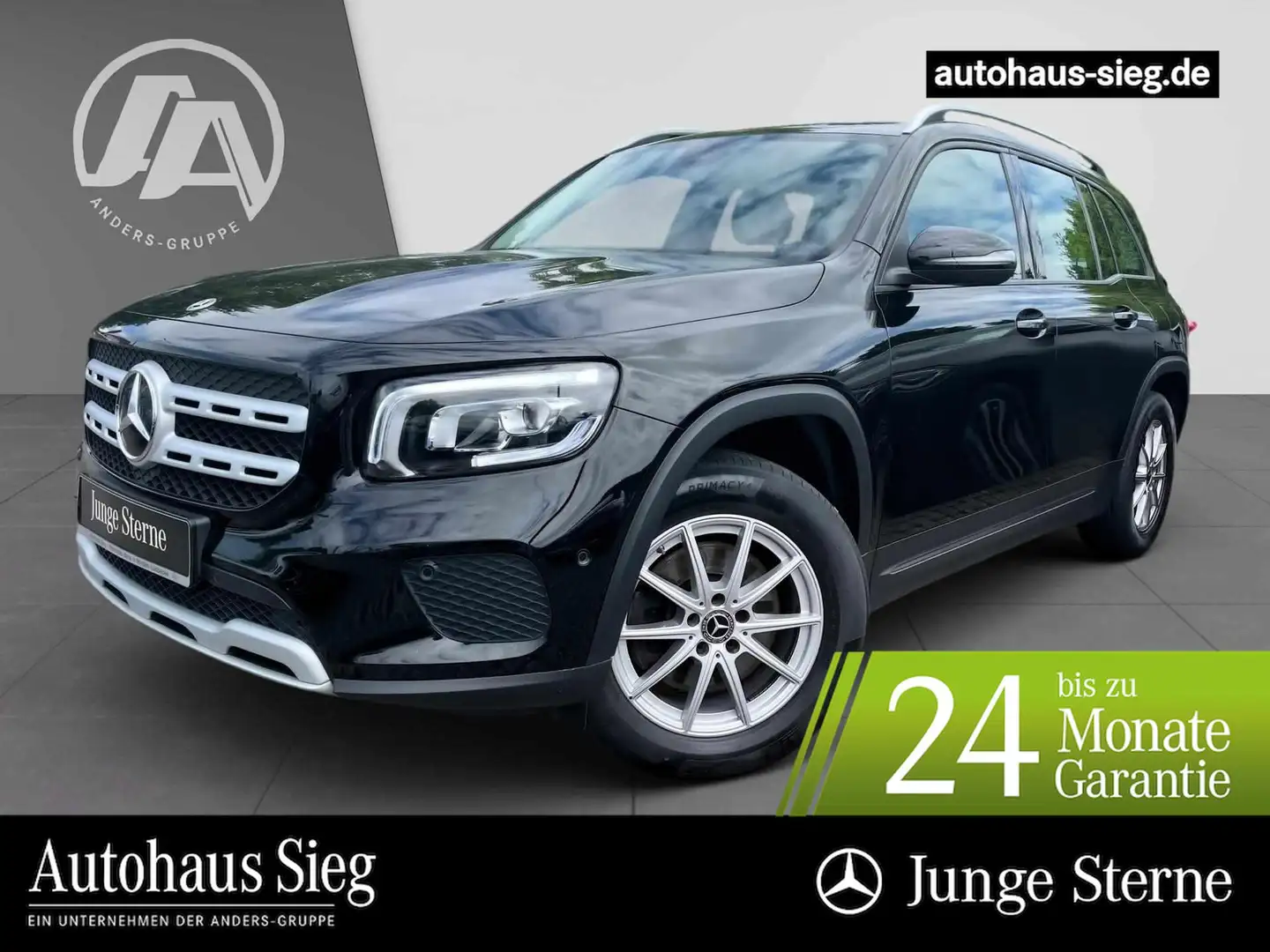 Mercedes-Benz GLB 200 d 4M PDC+MBUX+SHZ+LED+Kamera+AHK+Apple Schwarz - 1
