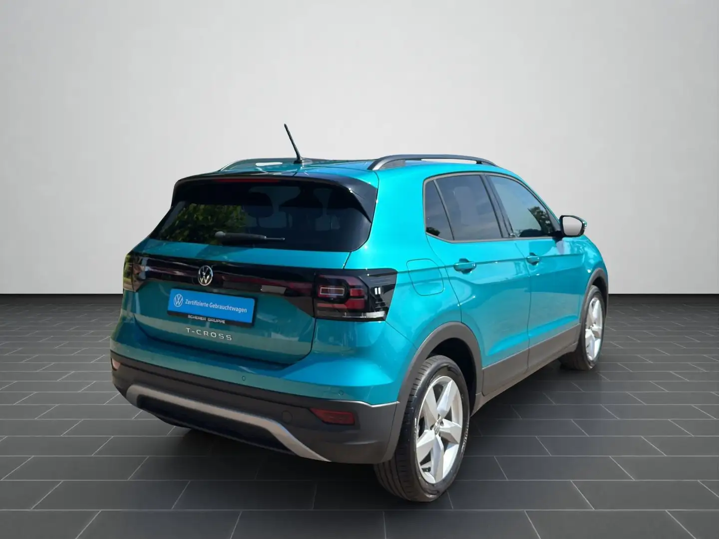 Volkswagen T-Cross United 1.0 TSI DSG NAVI LED ACC Grün - 2