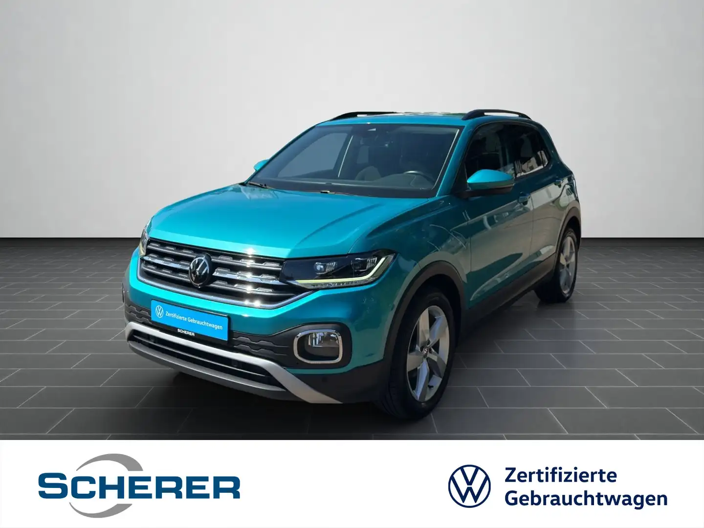 Volkswagen T-Cross United 1.0 TSI DSG NAVI LED ACC Grün - 1