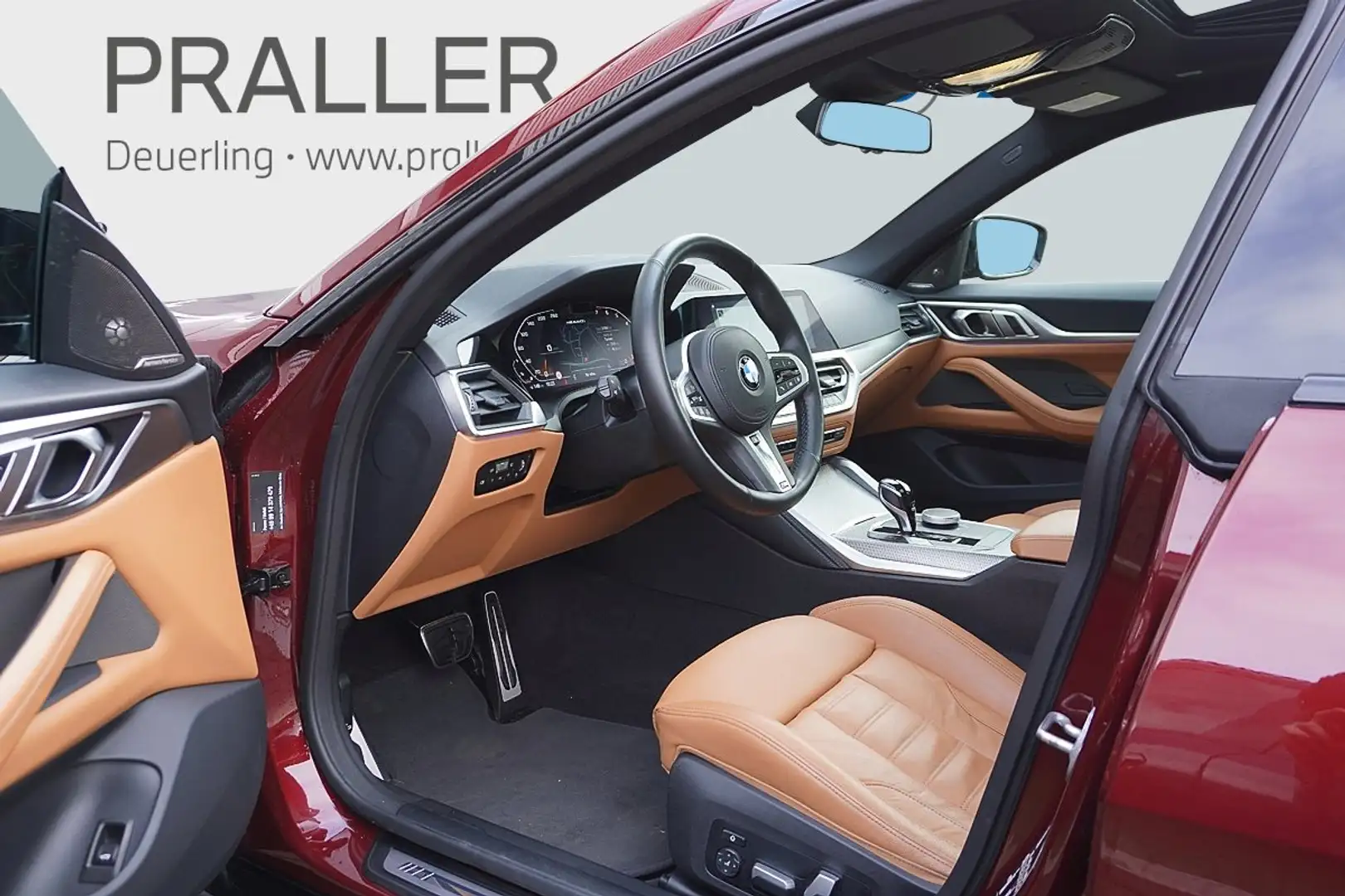 BMW 440 M440i xDrive Gran Coupé Head-Up ACC Laserlicht Gla Rot - 2