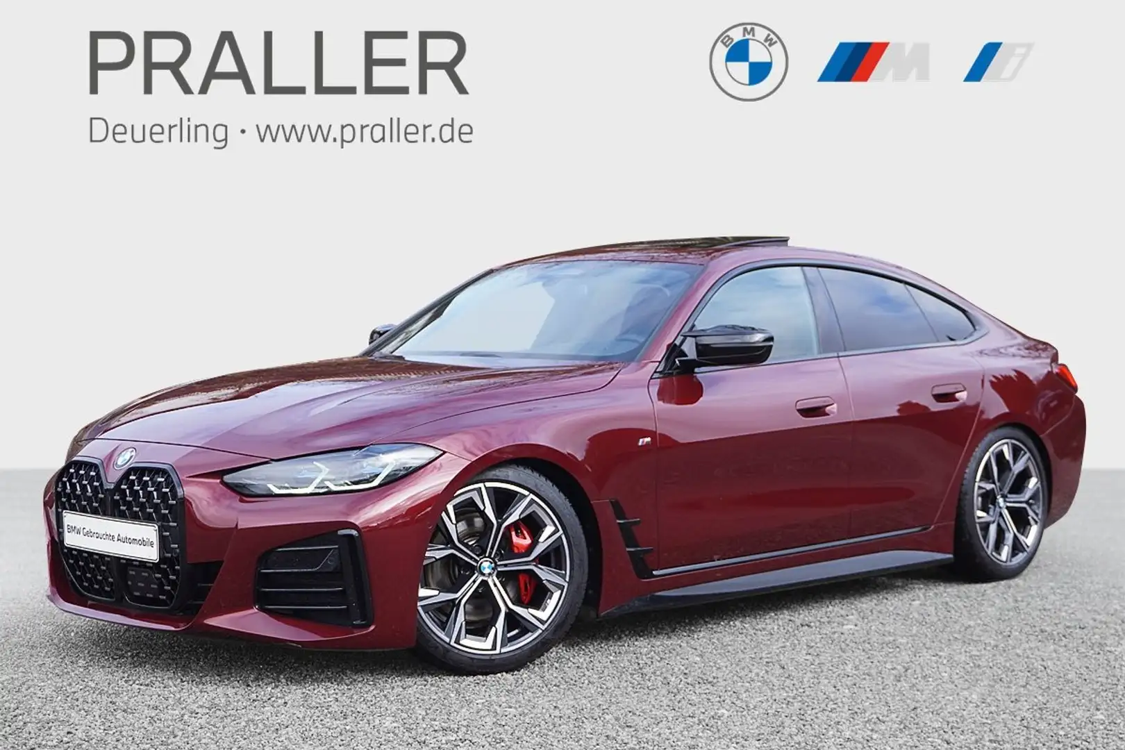 BMW 440 M440i xDrive Gran Coupé Head-Up ACC Laserlicht Gla Rot - 1