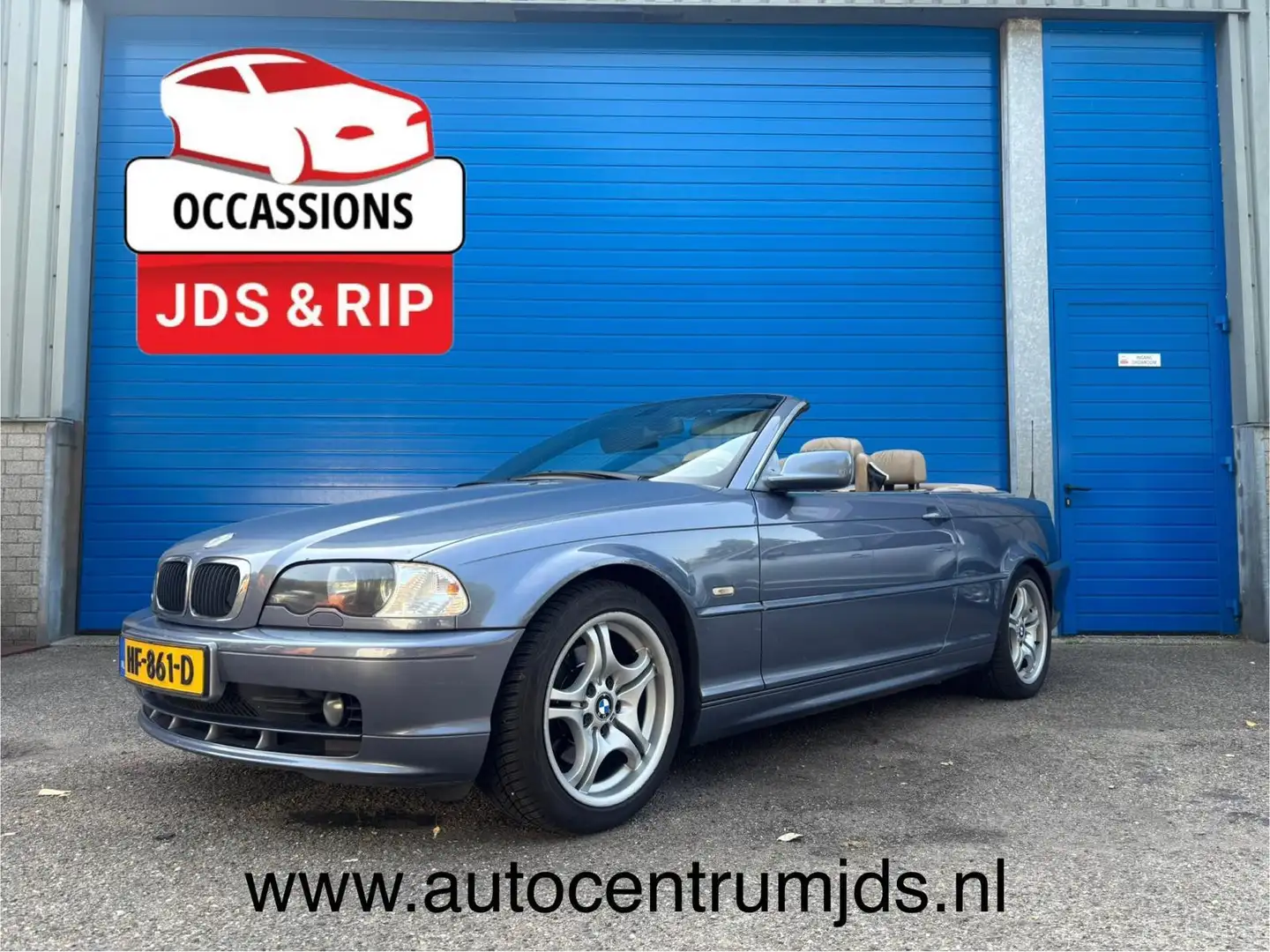 BMW 323 3-serie Cabrio 323Ci Blauw - 1