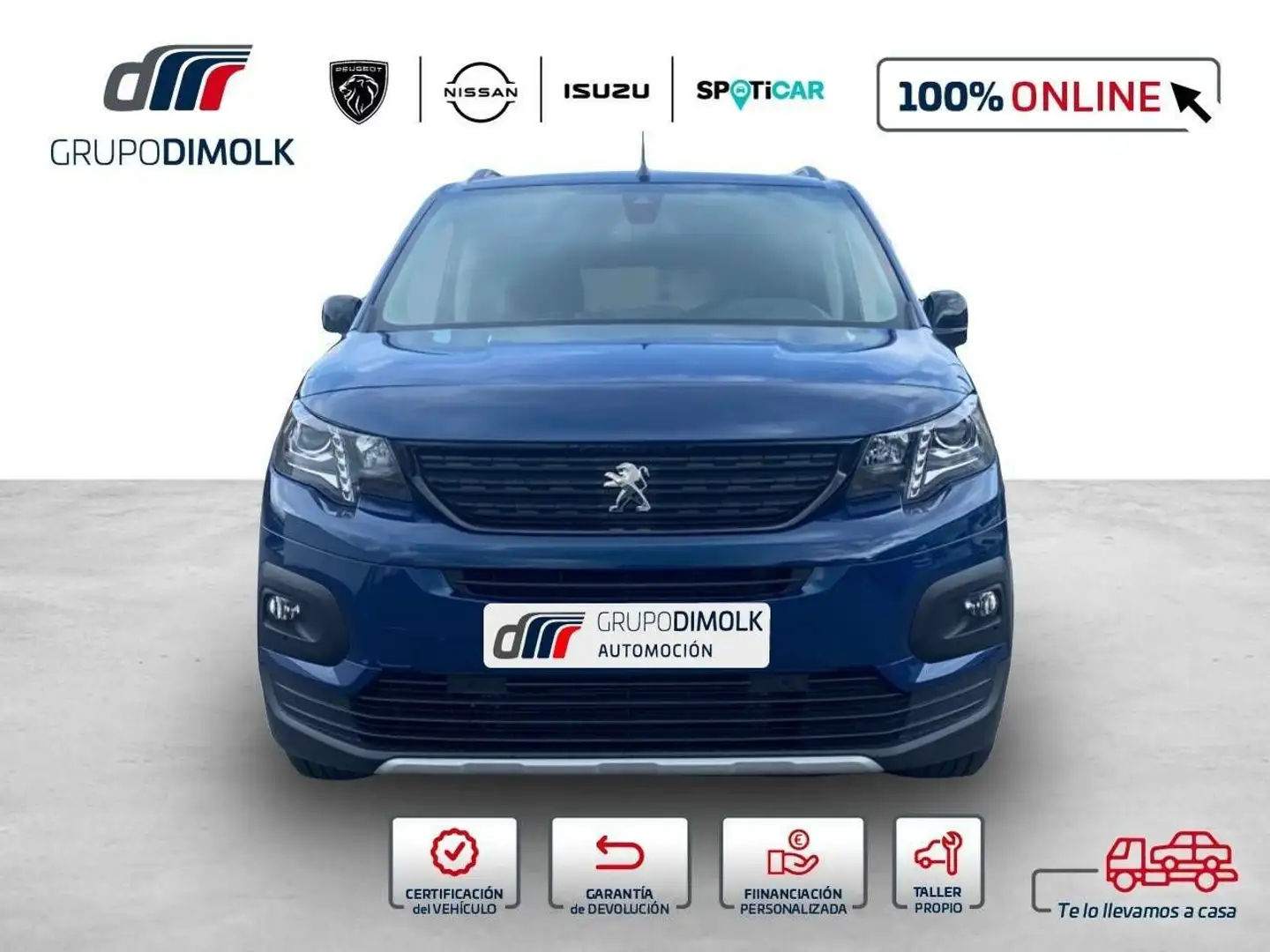 Peugeot Rifter e-Rifter 50kWh Standard GT 100kW Azul - 2
