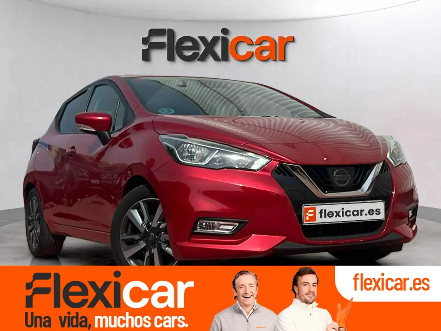 Nissan Micra 1.0 G Acenta 70 Rojo - 1