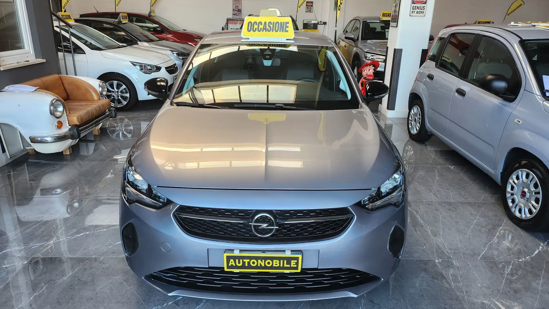 Opel Corsa Corsa VI 2020 1.2 Elegance Targa GG599JA Grigio - 1