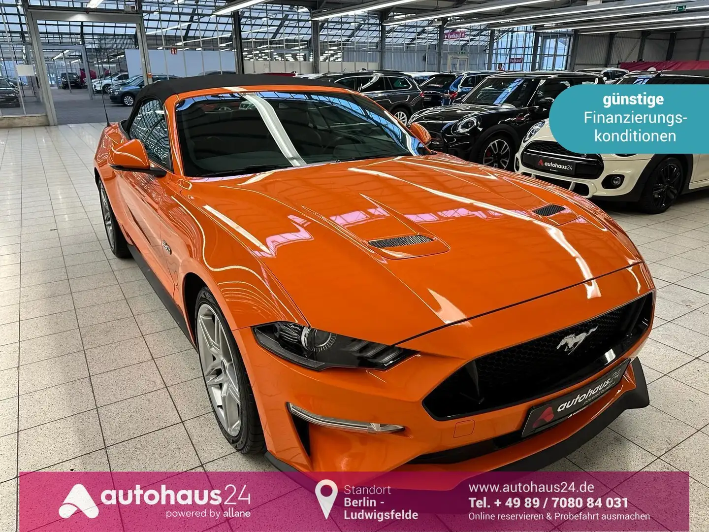 Ford Mustang 5.0Ti-VCT V8 Convertible GT Prem Pack 4 Orange - 1