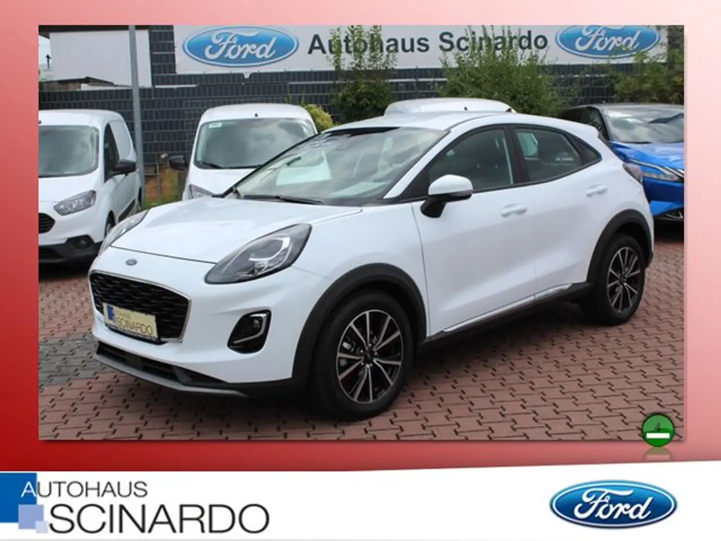 Ford Puma 1.0 EB Hybrid Titanium *Navi*LED*PDC*WiPa* Weiß - 1