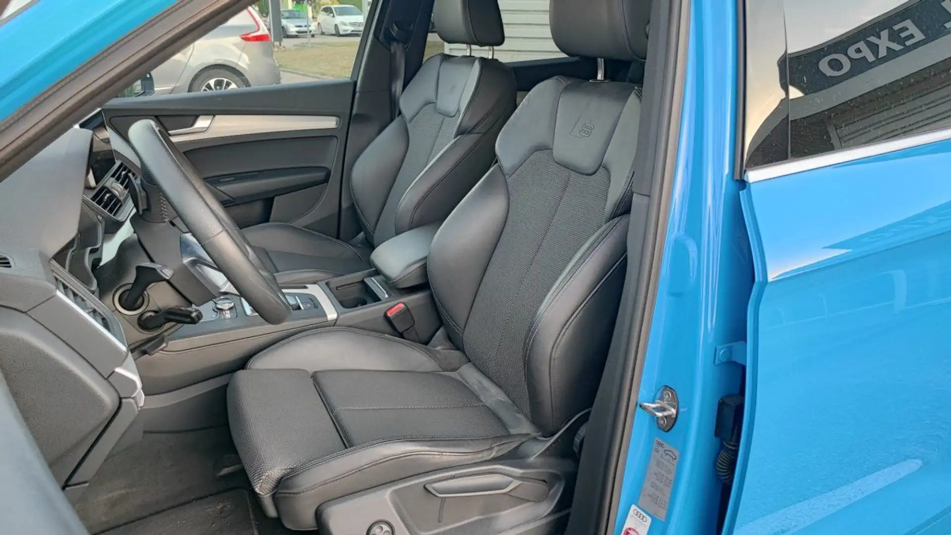 Audi Q5 II TFSI-e 55 S-LINE S-TRONIC 367 CV SUSPENSION PIL Bleu - 2