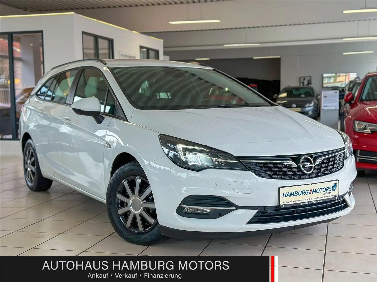 Opel Astra K 1.5 D Sports Tourer Business Automatik Weiß - 1