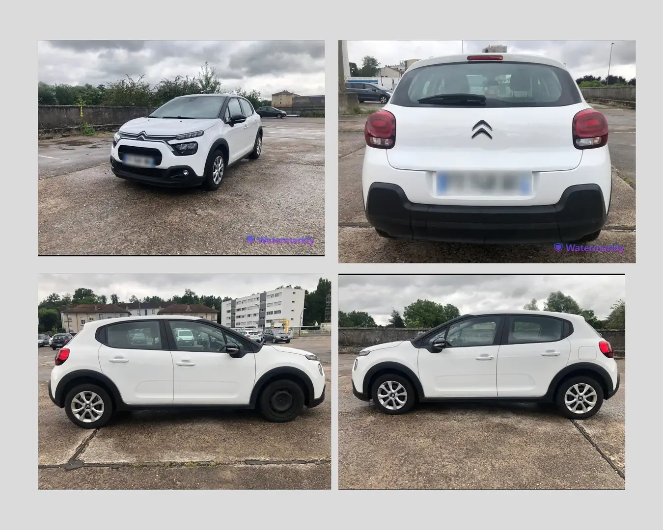 Citroen C3 C3 BlueHDi 100 S Blanc - 1