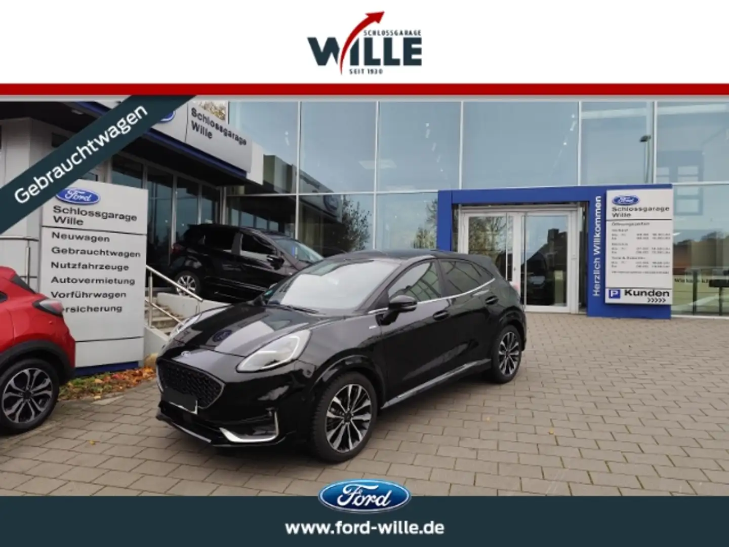 Ford Puma ST-Line Vignale Leder Panorama B+O Soundsystem LED Schwarz - 1