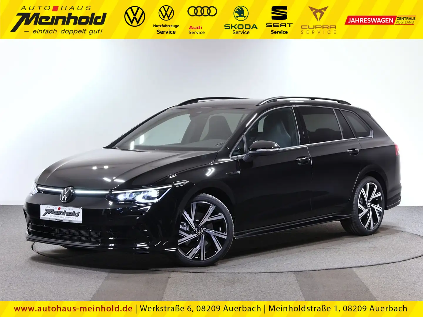 Volkswagen Golf Variant 2.0 TDI DSG R-Line Black Style, 18" Noir - 1