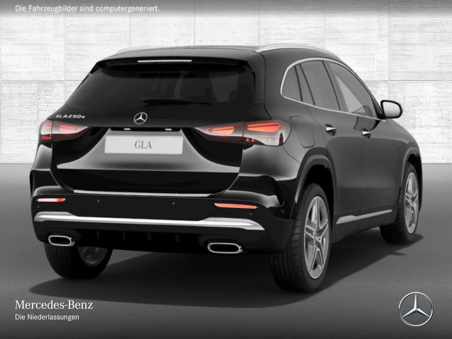 Mercedes-Benz GLA 250 e AMG+PANO+360°+MULTIBEAM+HUD+TOTW+8G Schwarz - 2