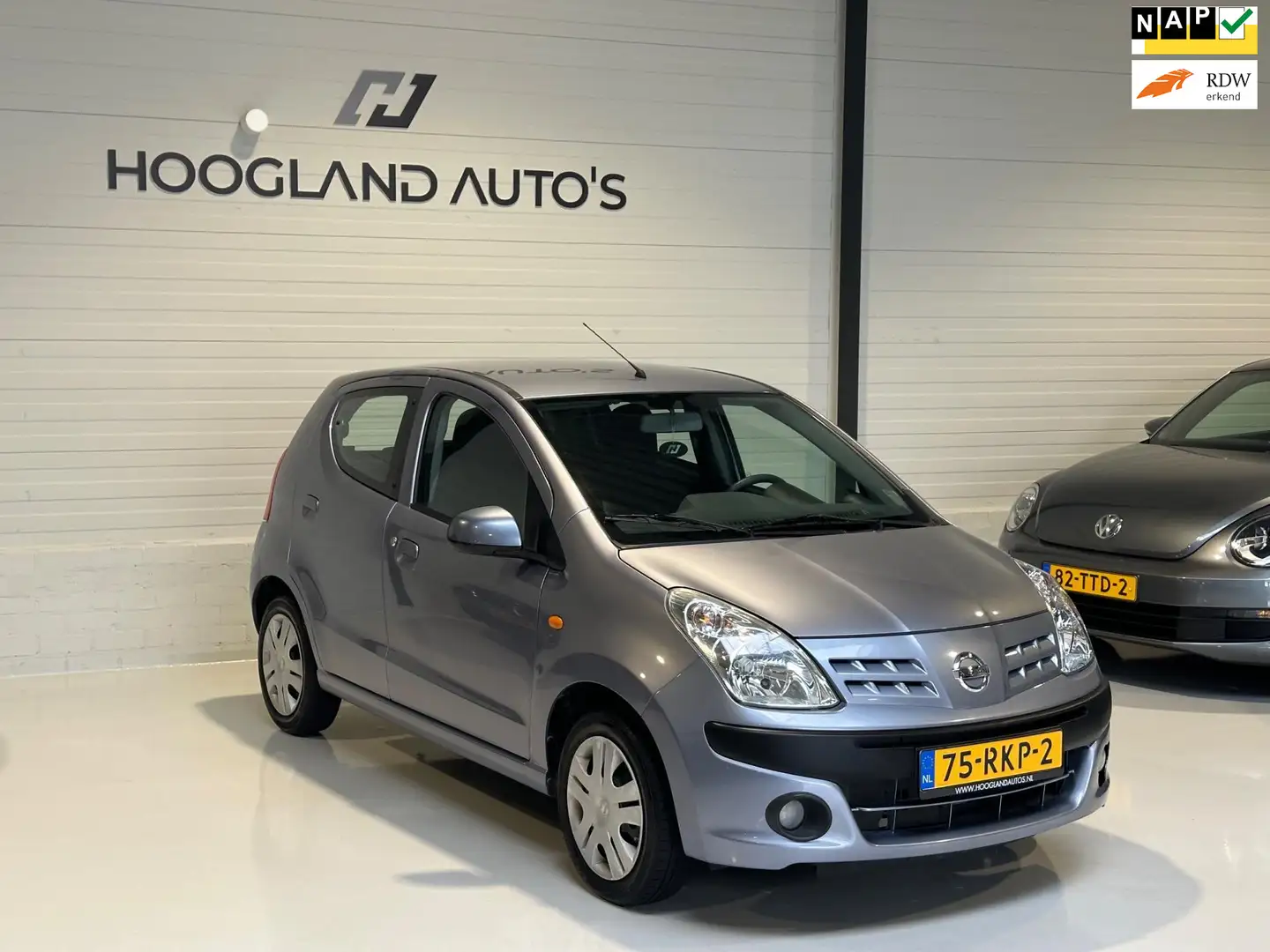 Nissan Pixo 1.0 Acenta Airco 5DRS 2011 Dealer Onderhouden Grijs - 1
