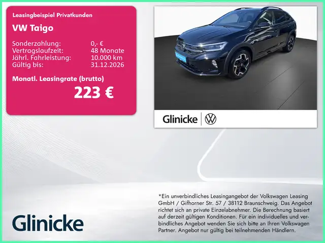 Volkswagen Taigo 1.5 TSI DSG R-Line Navi AHK RFK Matrix-LED