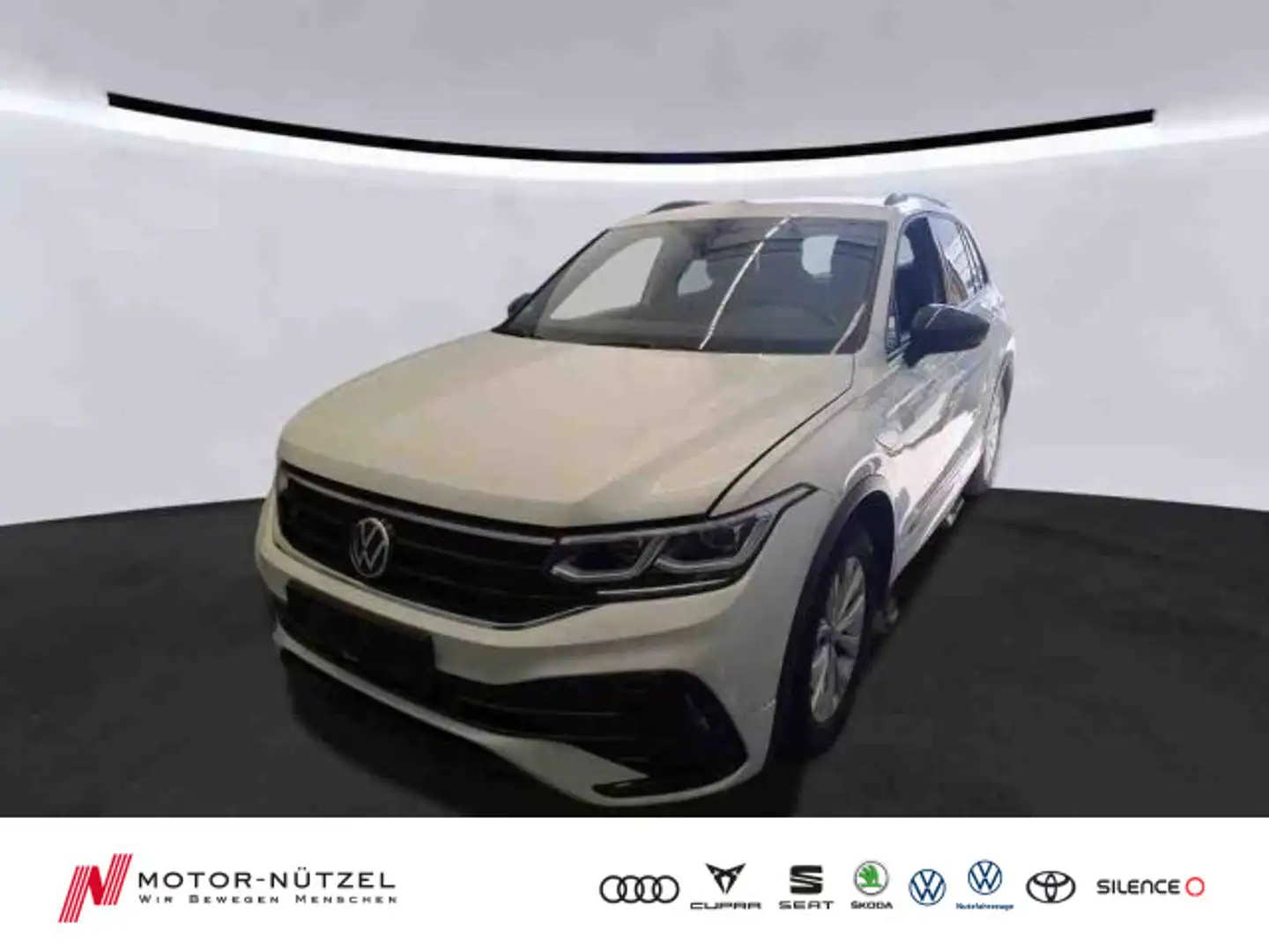 Volkswagen Tiguan 1.4TSI eHYBRID R-LINE MATRIX+NAV+ACC+PANO Weiß - 1