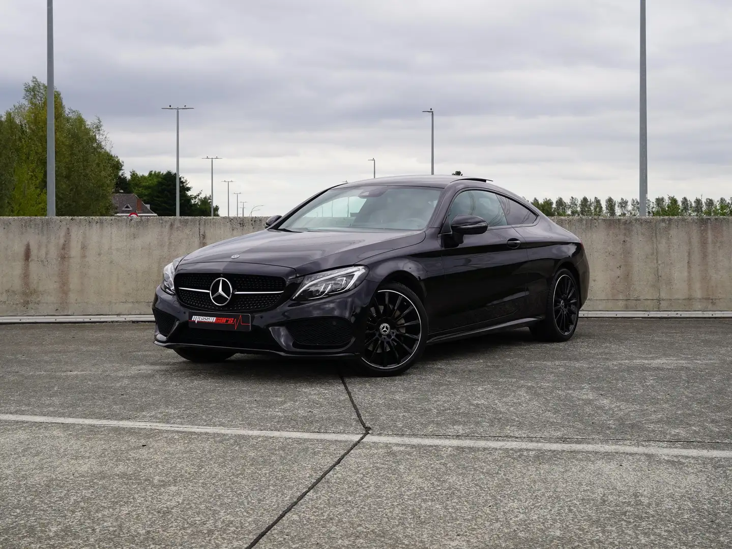 Mercedes-Benz C 180 COUPE | NIGHT EDITION | PANO | LED Schwarz - 1