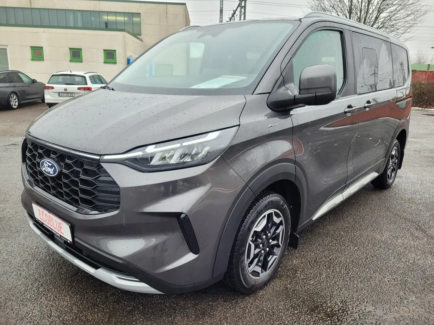 Ford Tourneo Custom L1 Tourneo Active AHK, ACC, Allwetterreifen+ Gris - 1