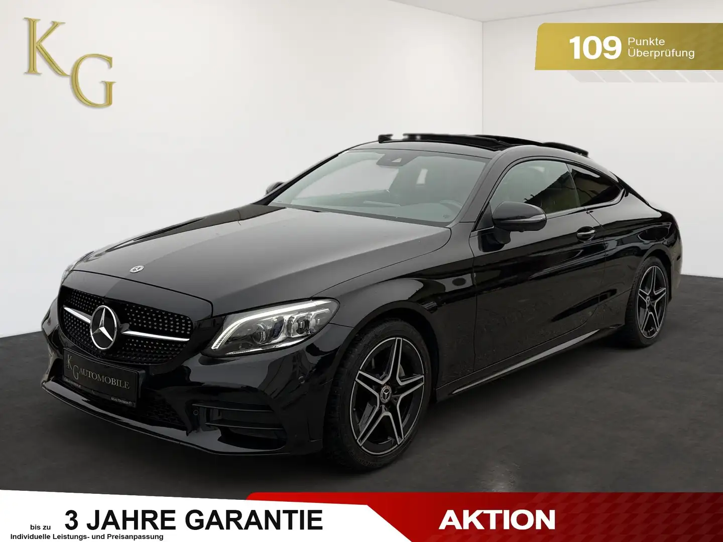 Mercedes-Benz C 200 Coupe AMG-Line ab ca. 272€ monatlich Schwarz - 1