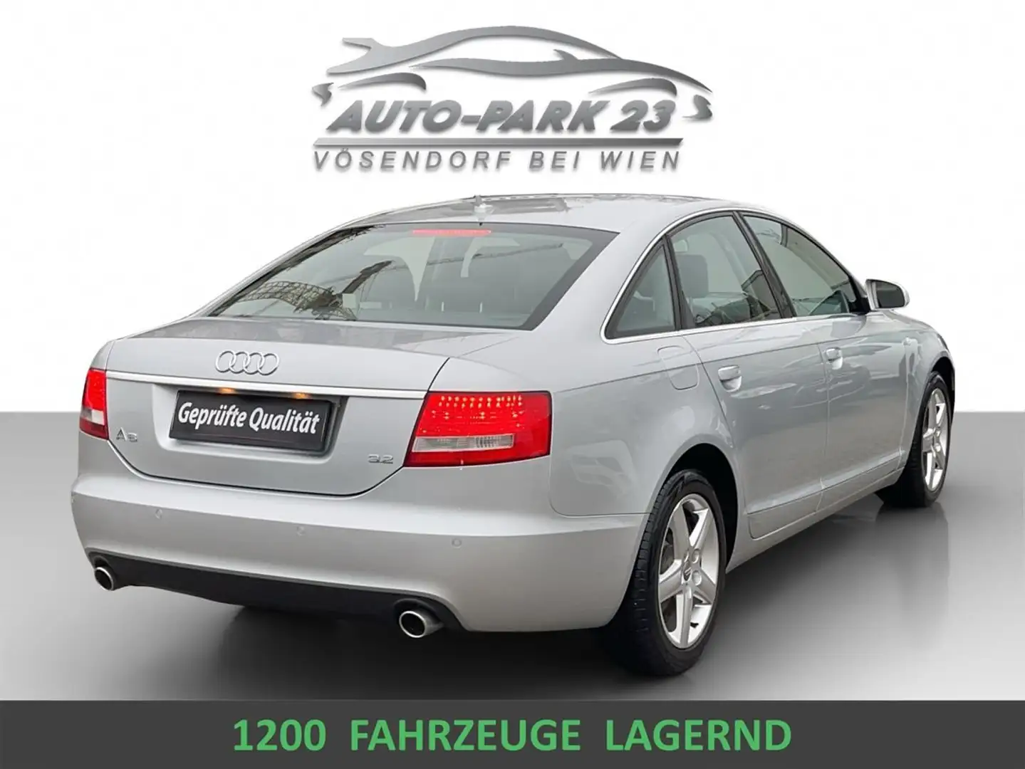 Audi A6 3,2 FSI V6**LEDER*NAVI*XENON*MOD2007 Silber - 1
