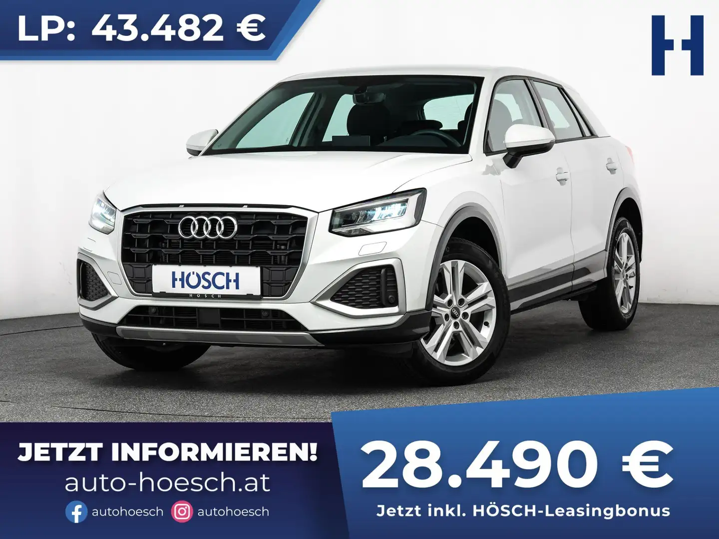 Audi Q2 35 TFSI Advanced Aut. EXTRAS TOP-ANGEBOT++ Weiß - 1