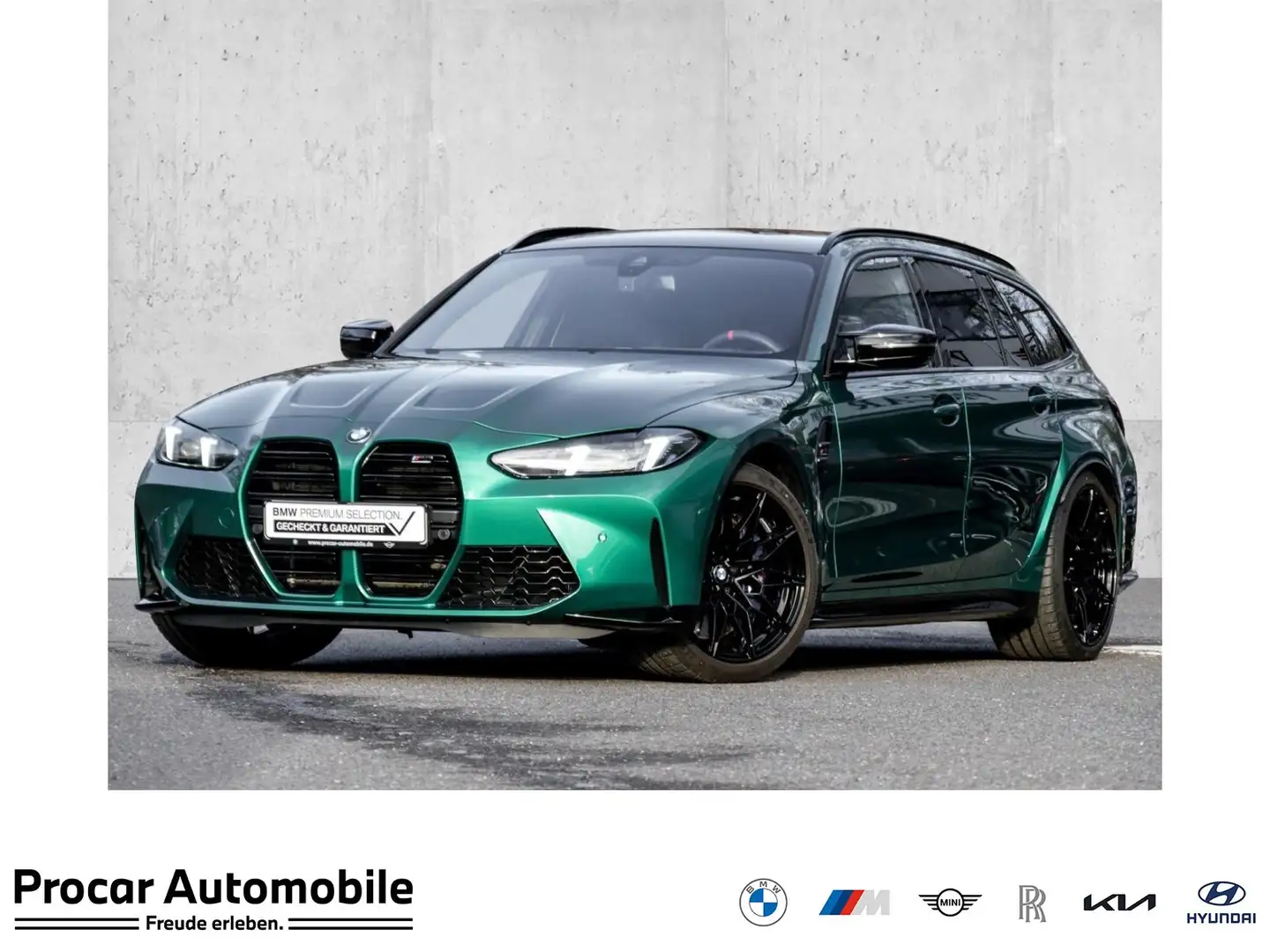 BMW M3 Competition M xDRIVE+H/K+HuD+DA+PA+ADAPT.LED Grün - 1