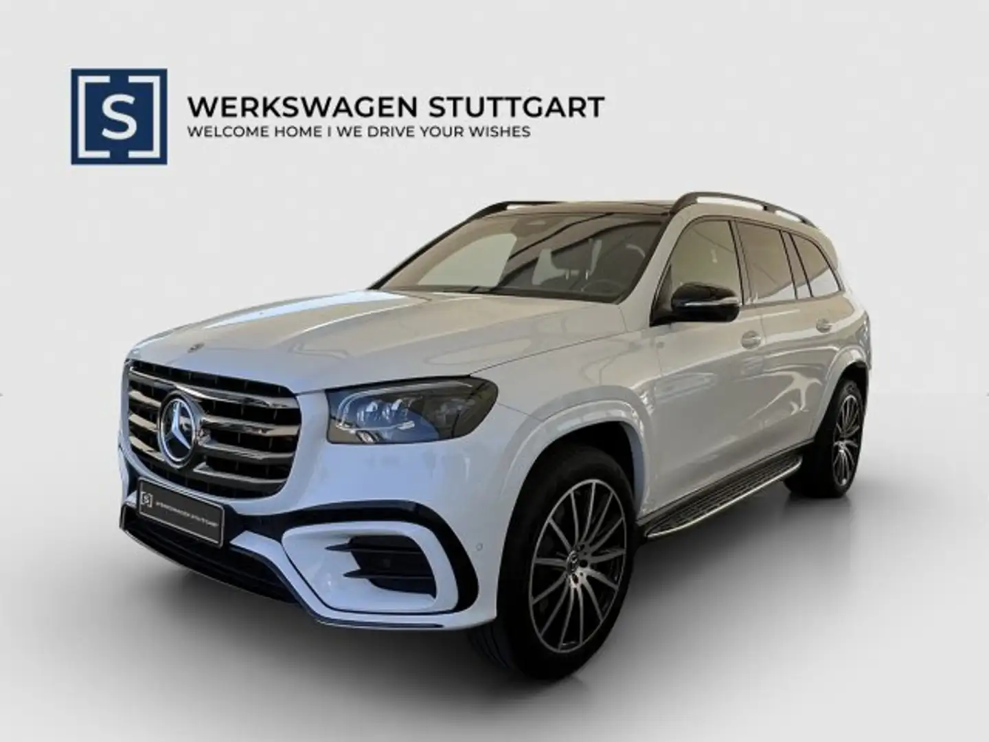 Mercedes-Benz GLS 450 GLS 450 d 4M AMG Night 22" AHK 3D Standhzg NP145 Weiß - 1