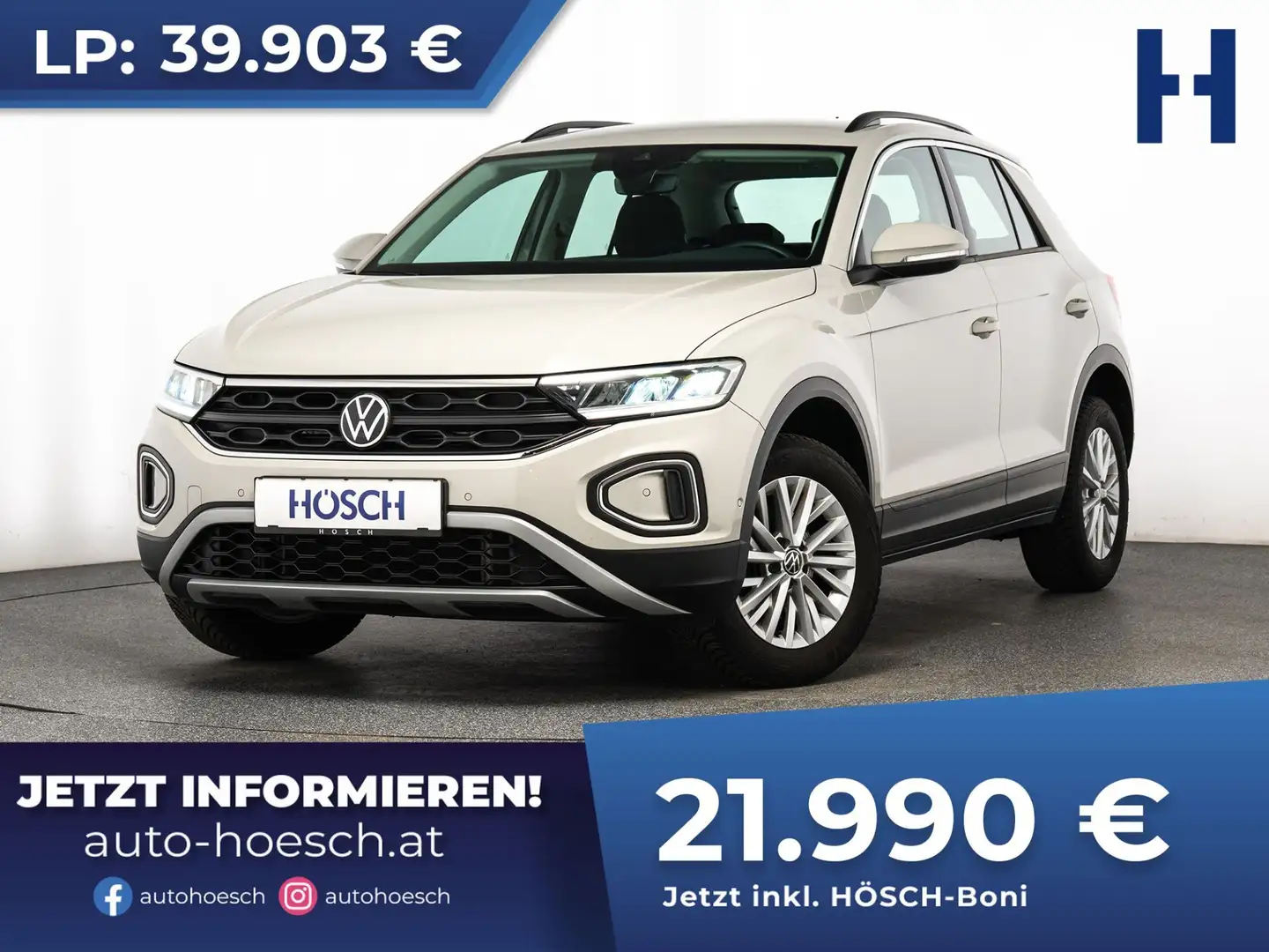 Volkswagen T-Roc Life TSI Aut. AHK WINTER NAV ASSISTENZ ++ Grau - 1