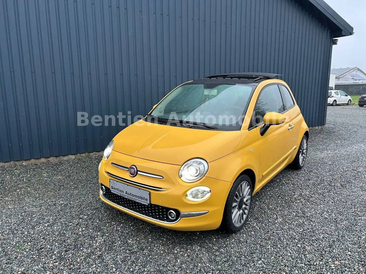 Fiat 500 Klima,el.Dach,Xenon, PDC,Alu mit Ganz Gelb - 2