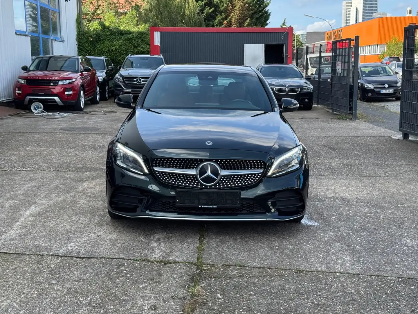 Mercedes-Benz C 200 Lim. AMG Line/Totwinkel/Leder/1 Hand Grün - 2
