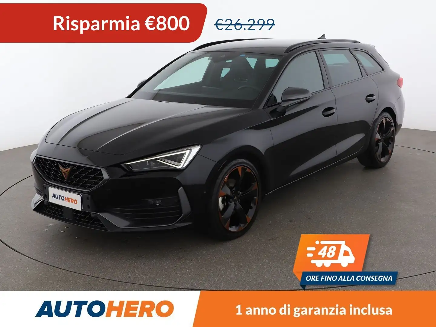 CUPRA Leon 1.5 eTSI Sportstourer   150 CV DSG MHEV Nero - 1