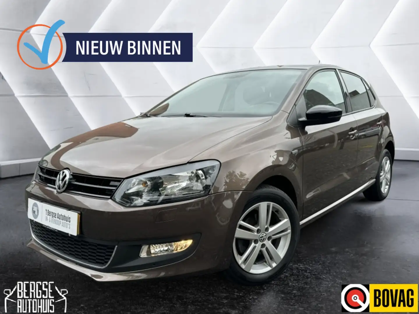 Volkswagen Polo 1.2 TSI 90PK 2013 Match CRUISE PDC Brun - 1