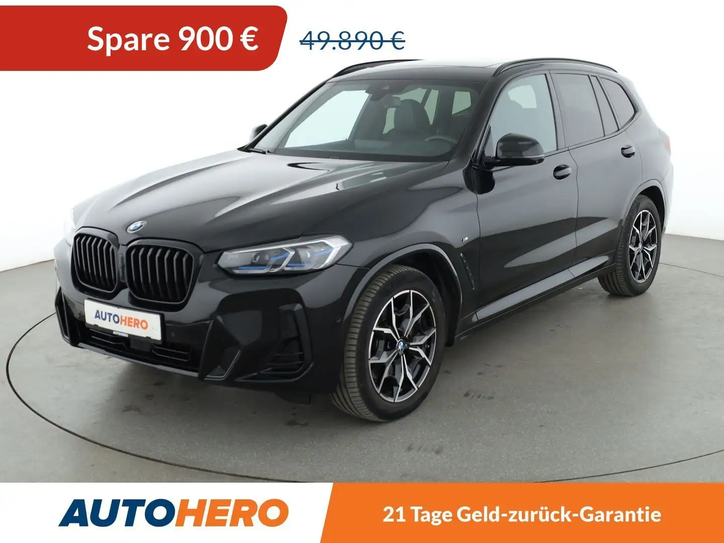 BMW X3 xDrive 30d M Sport Aut.*NAVI*LED*ACC*PANO*360° Schwarz - 1