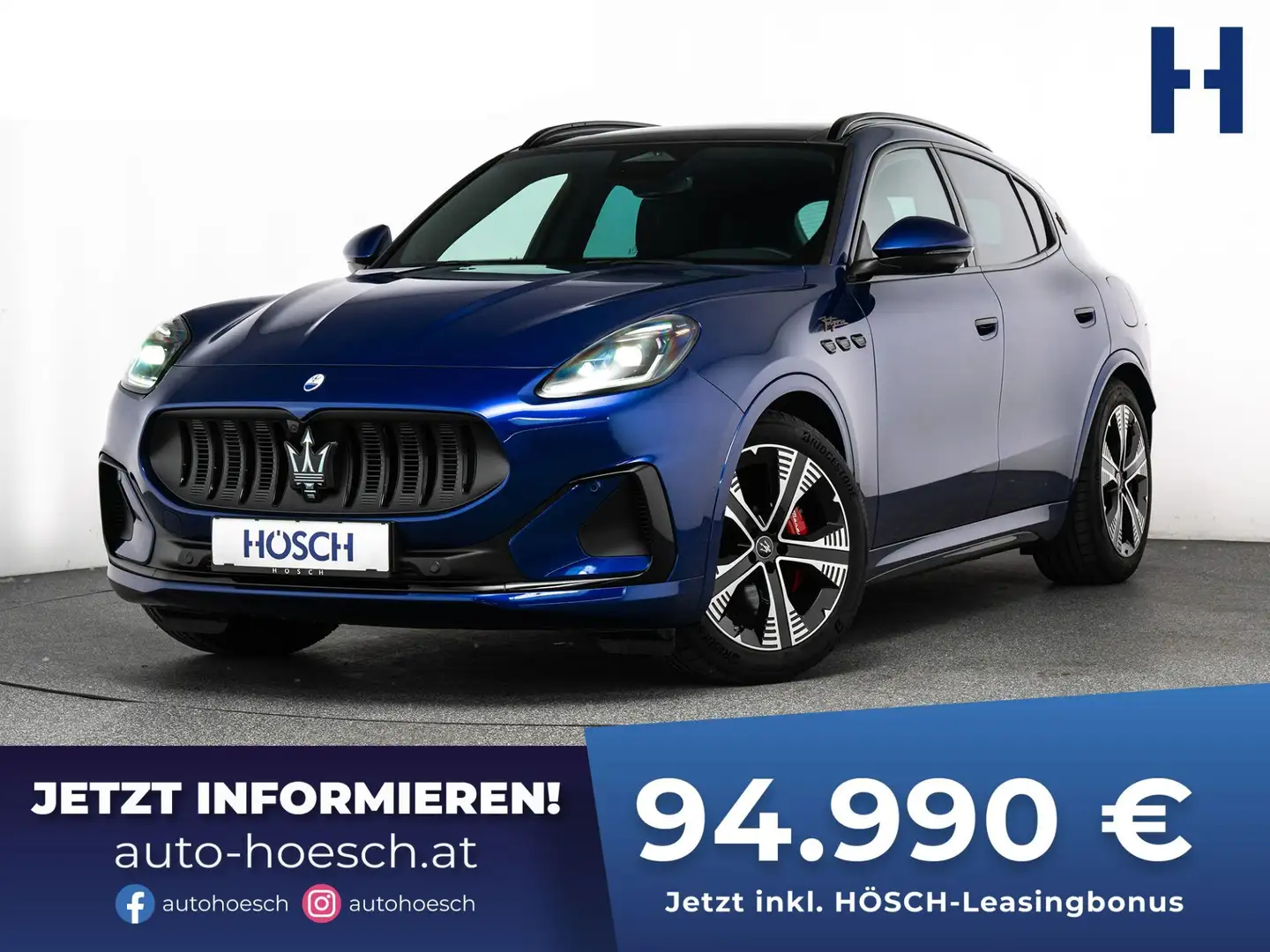 Maserati Grecale Folgore MATRIX PANO 360° ASSISTENZ ++ Modrá - 1