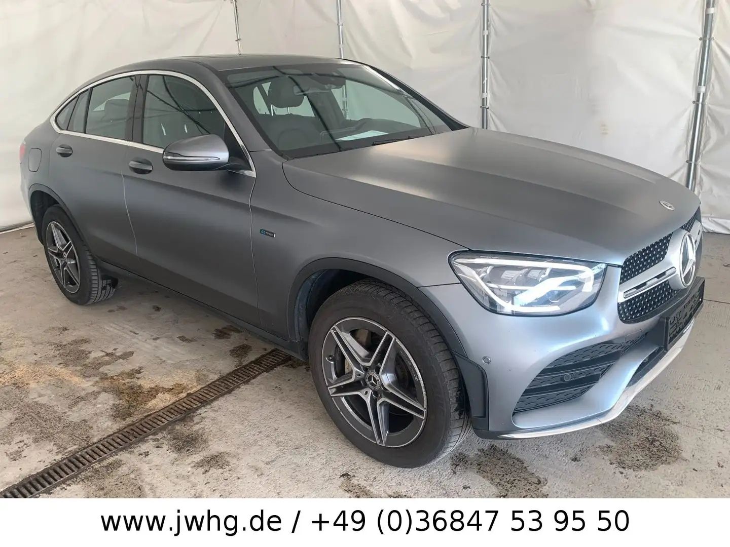 Mercedes-Benz GLC 300 e 4M Coupé 2x AMG line HeadUp VirtCockp Grau - 2