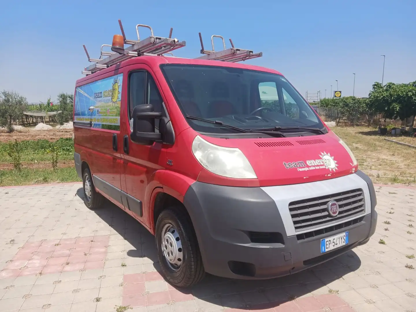 Fiat Ducato 33 2.0 MJT PC-TN OFFICINA MOBILE EX TELECOM Rosso - 1
