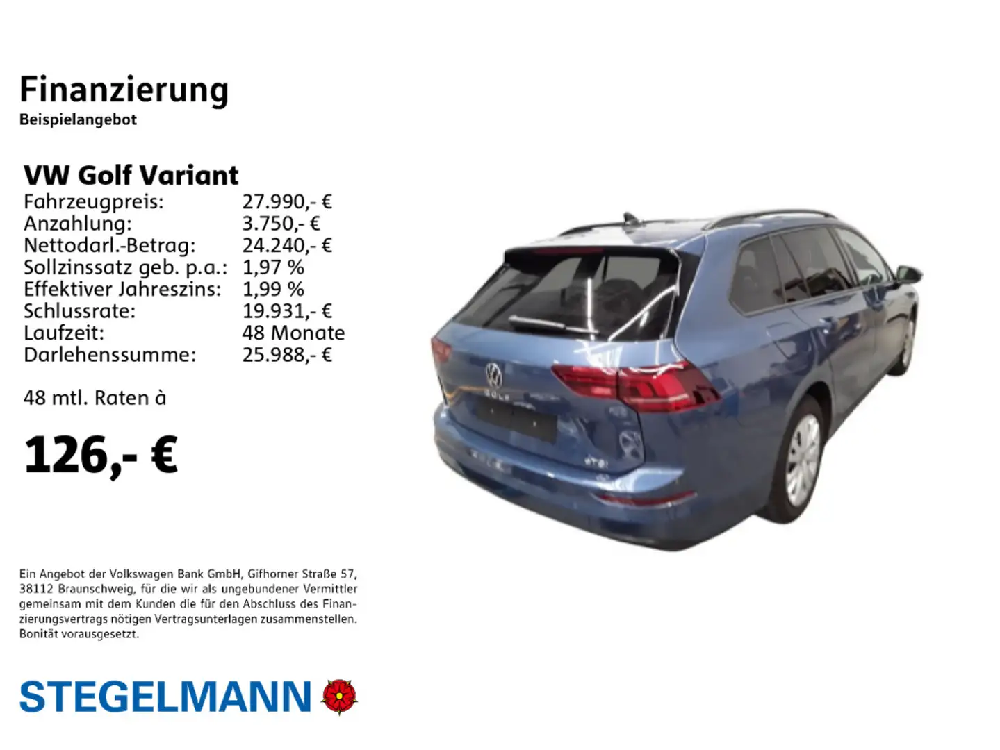 Volkswagen Golf Variant Golf VIII Variant 1.5 eTSI DSG Facelift Life *AH Blauw - 2