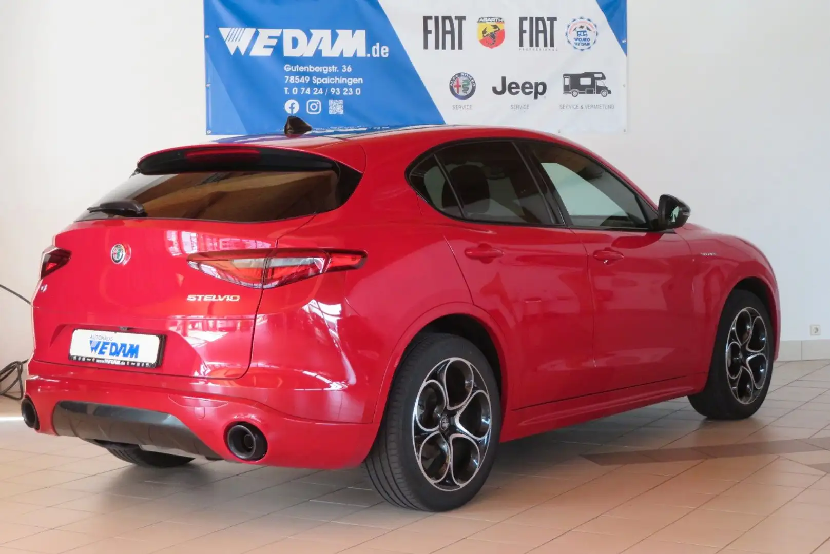 Alfa Romeo Stelvio Veloce Q4 2.2 Diesel 210PS *AHK,Schiebed Rouge - 2