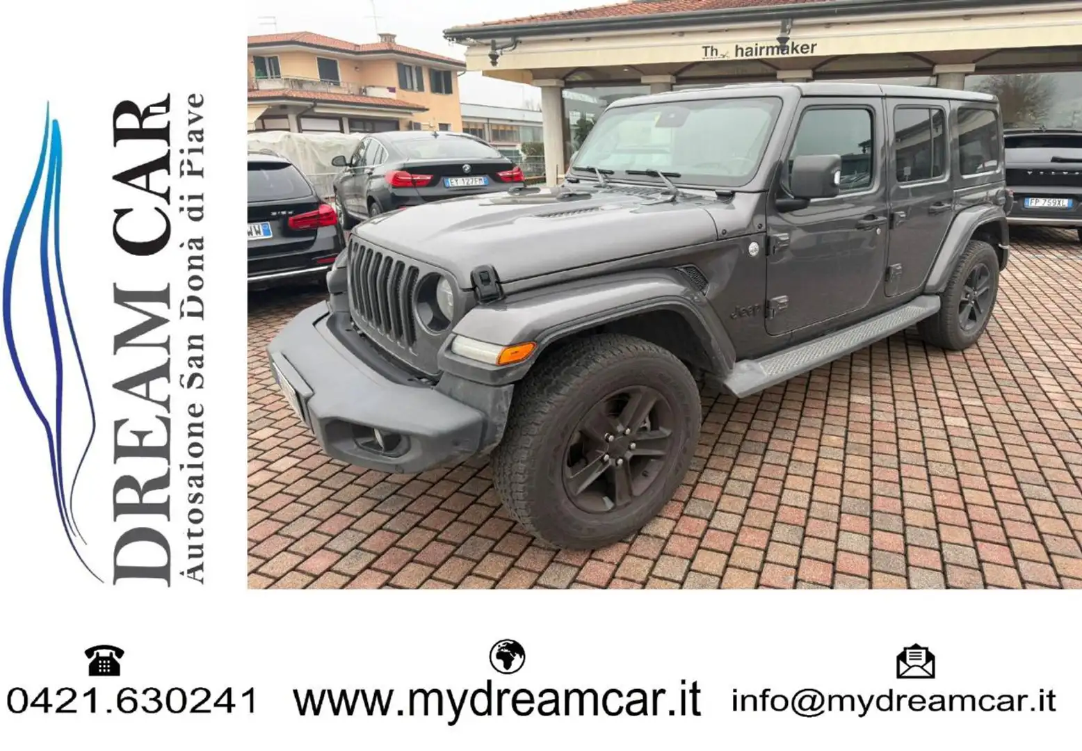 Jeep Wrangler Unlimited 2.2 Mjt II Night Eagle Gris - 1