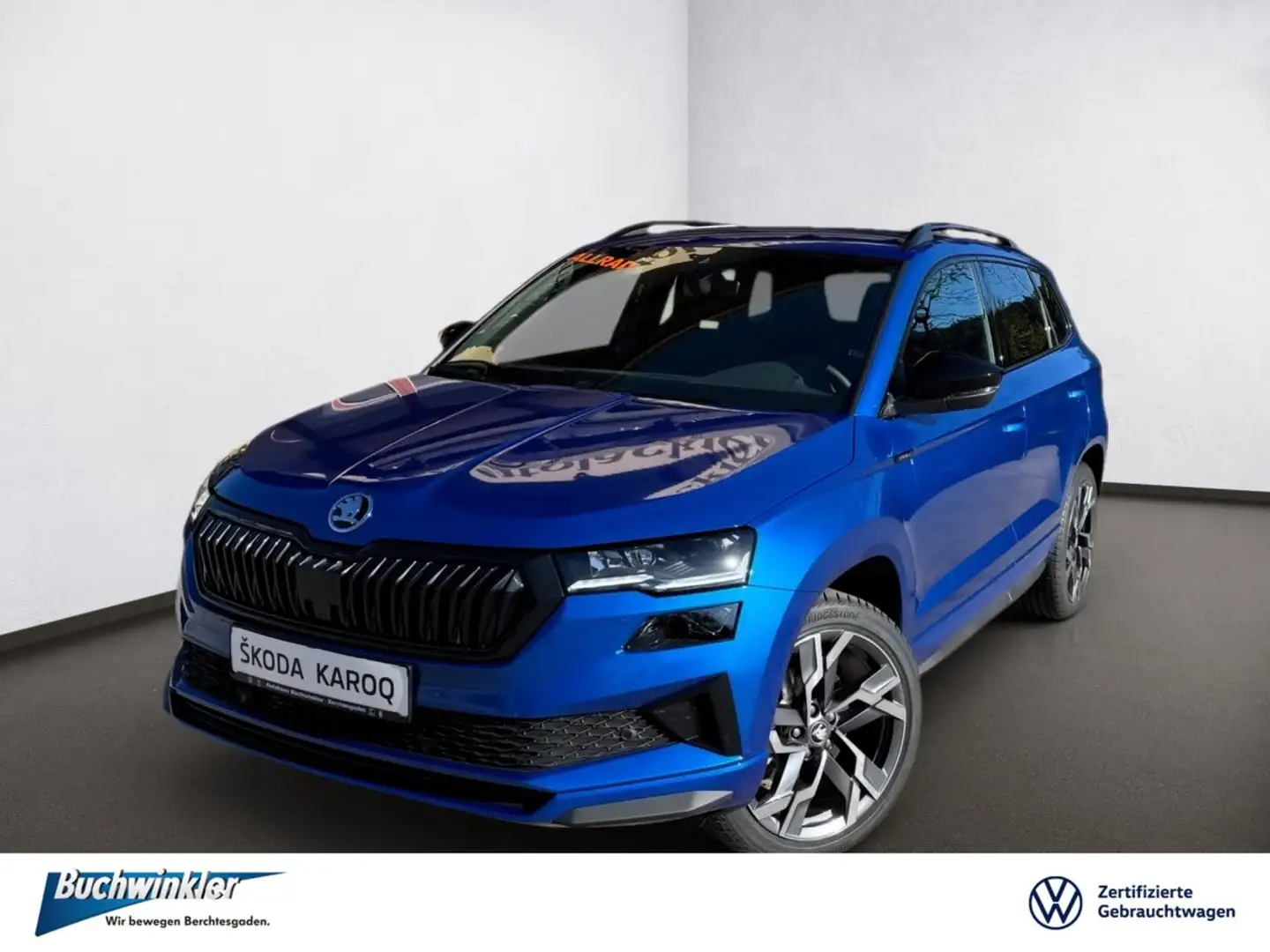 Skoda Karoq Karoq 2.0 TSI Sportline 4x4 AHK*RFK*ACC*NAVI* Blau - 1