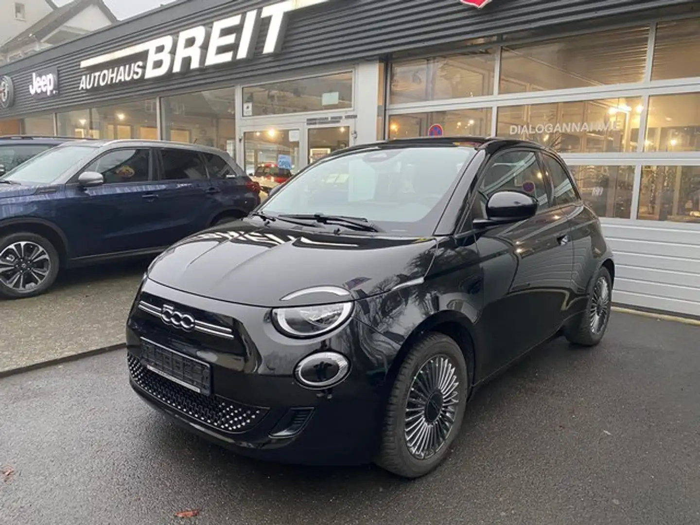Fiat 500e 500e Icon (Allwetterreifen,TÜV neu, Inspektion neu Černá - 1