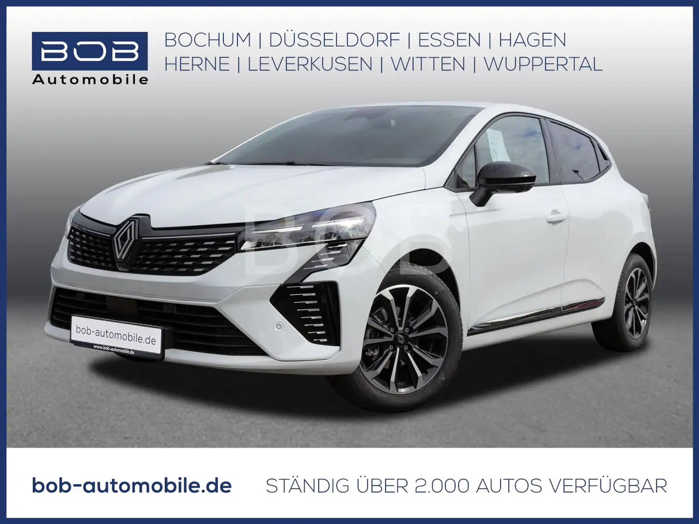 Renault Clio Techno Tce 90 Automatik 8-Fach bereift WinterP Cit Weiß - 1