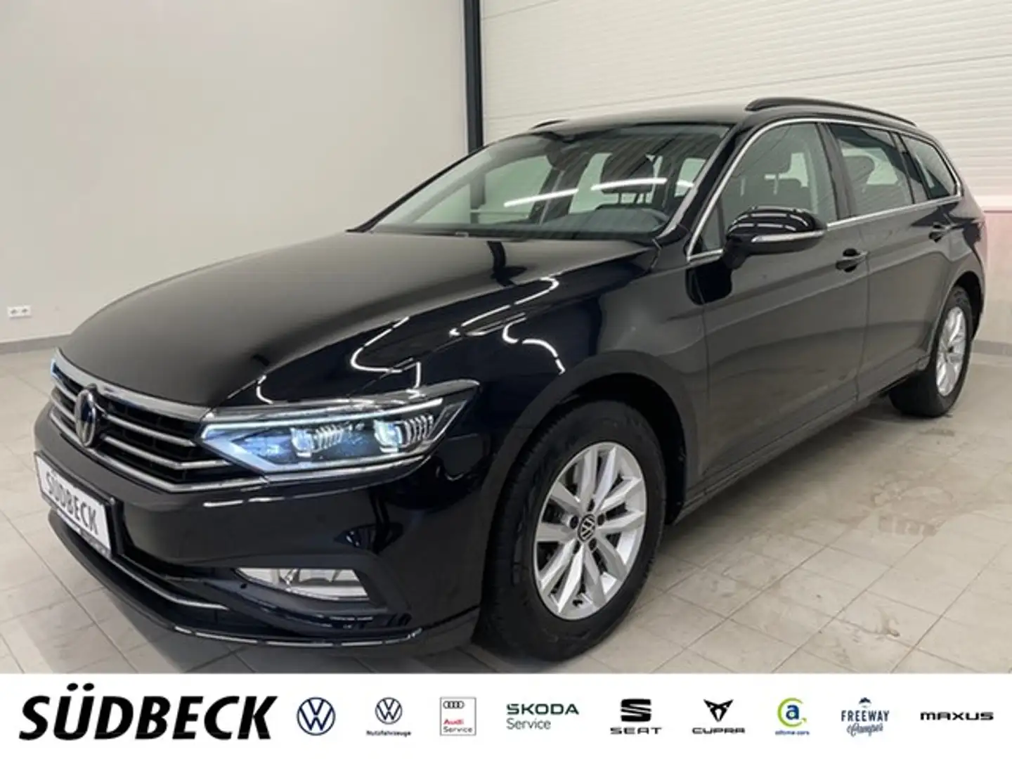 Volkswagen Passat Variant 2.0TDI Business AHK+APP+LANE+ACC+MATRIX+KAMERA Schwarz - 1